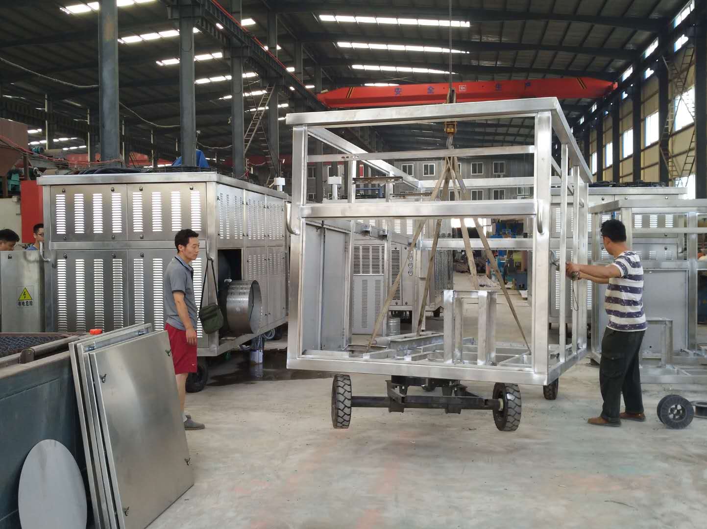 谷物冷卻機(jī)裝配車間